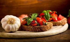 Итальянская закуска брускетта