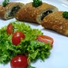 Завиванец из куриного филе с начинкой из шампиньонов