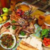 Хоровац — овощи на мангале