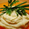 Картофельное пюре с сыром и чесноком