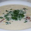 Куриный суп со сливками и лапшой