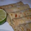 Кокосовые блинчики со сгущенным молоком
