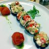 Баклажаны во фритюре с сыром и овощами