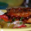 Свиные ребрышки в духовке (в двух маринадах)